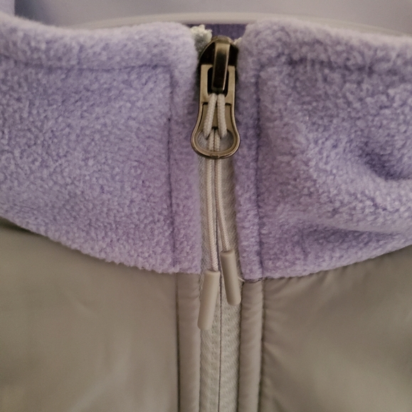 New Balance Fleece Lavender and Gray Sweater - Picture 3 of 5